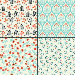 Seamless patterns set