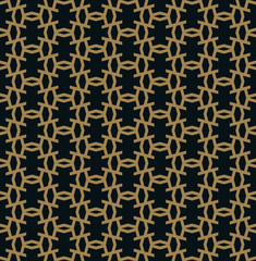 abstract seamless ornament pattern vector illustration woth gold color