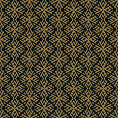 Vector seamless pattern. Modern stylish texture. Repeating geometric tiles from striped elements
