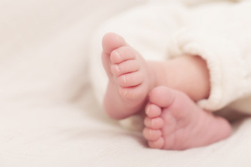 Baby foot , newborn baby 