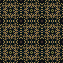 Obraz premium Vector seamless pattern. Modern stylish texture. Repeating geometric tiles from striped elements