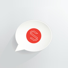 Substratum Cryptocurrency Coin Speech Bubble Background