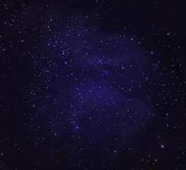 Fototapeta na wymiar Stars in night sky. Background illustration