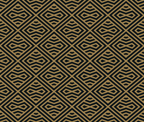 The geometric pattern. Seamless vector background.