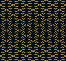Vector seamless pattern. Modern stylish texture. Repeating geometric tiles from striped elements