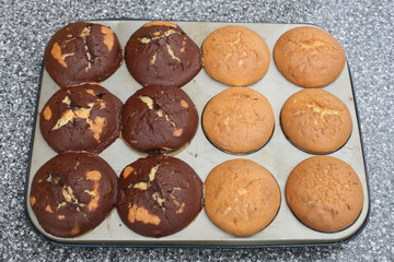 Muffins frisch gebacken