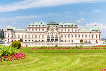Obraz premium The Belvedere Palace in Vienna, Austria
