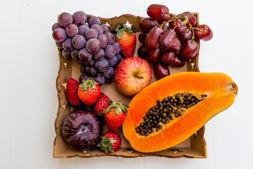 Frutas e verduras frescos