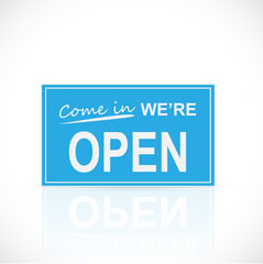 Open Sign Illustration