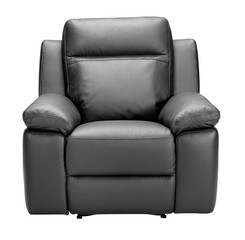 Monica Lounge Black Leather Seat
