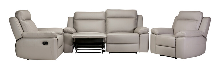 Beige Lounge Leather