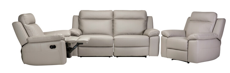 Beige Lounge Leather