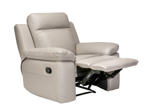 Beige Lounge Chair Recliner 