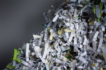 Datenschutz - geshreddertes Papier