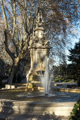 Apollo Fountain in City of Madrid, Spain
