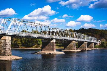 Fototapeta premium Bridge at Washingtons crossing on the Delaware