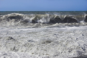 Seaside West Coast Rocky Beach Pacific Ocean
