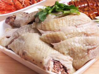 Chopped boiled chicken - A Popular Taiwan food  