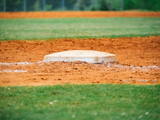 Baseball Base in Infield 