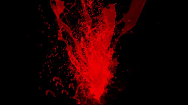 4k Blood liquid splash flying,abstract water drop droplet,particles lava magma spatter debris fountain fireworks background.