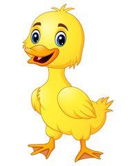 Little duck make a happy