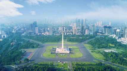 Beautiful National Monument at morning time