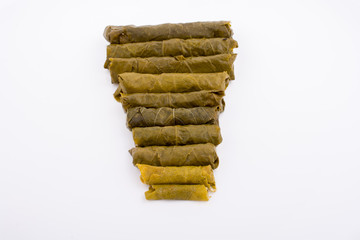 Stuffed grape leaves in Turkish style