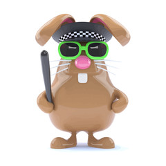 3d Officer bunny