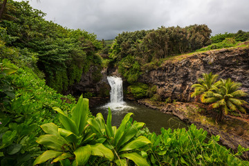 Waterfall on Hawaii © Galyna Andrushko