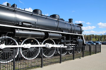 Naklejka premium The Iron Horse, Jasper National Park, Alberta
