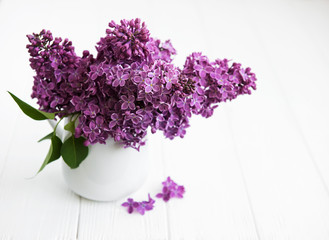 Bouquet of lilac flowers