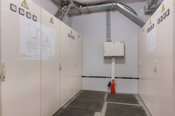 Electrical switch panel of switchgear room