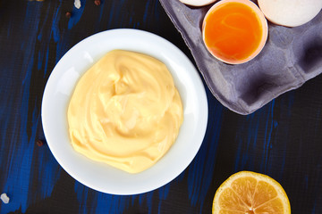 Homemade sauce Mayonnaise