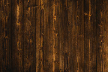 Obraz premium Dark brown wood texture with natural striped pattern background