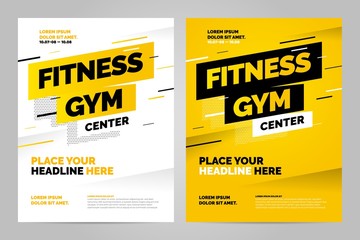 Vector layout design template for sport event.