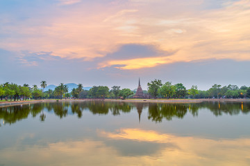 Fototapeta premium Sukhothai historical park in Thailand