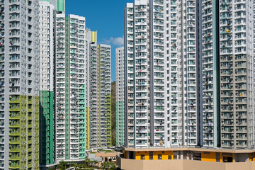 Fototapeta premium Public housing in Hong Kong
