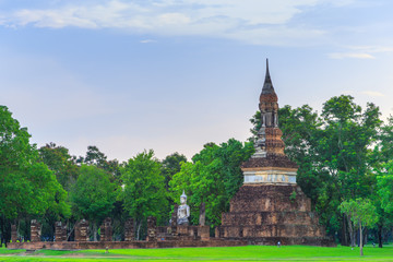 Sukhothai historical park in Thailand