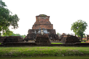 Sukhothai historical park in Thailand
