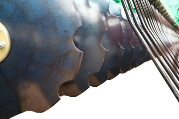 Plow for cultivating the land.