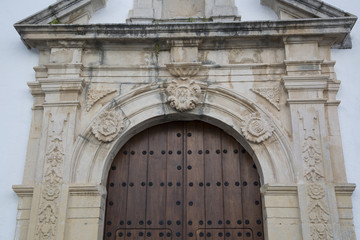 Fototapeta na wymiar San Jose Church Door, Grazalema