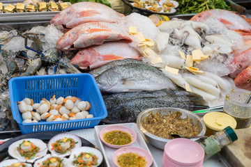 seafood ingredient materials for cooking