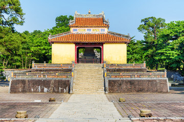 Stele Pavilion (Bi Dinh) at the Minh Mang Tomb, Hue