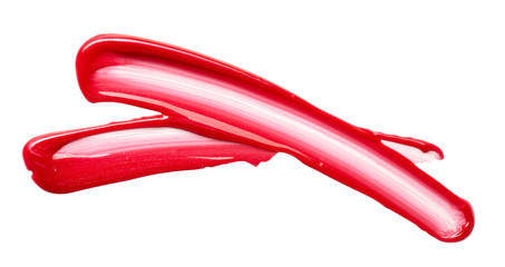 Naklejka premium Lip gloss isolated on white background