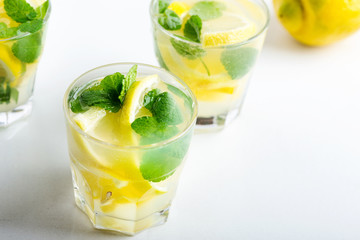 Fresh homemade lemonade