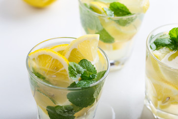 Fresh homemade lemonade