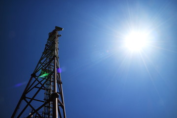 The image of the cell tower.