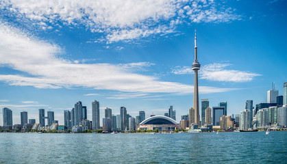 Skyline of Toronto in Canada - 205853524