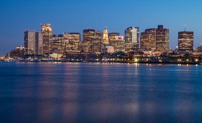 Fototapeta na wymiar View of Boston downtown, USA