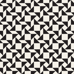Vector seamless pattern. Modern stylish abstract texture. Repeating geometric tiles..